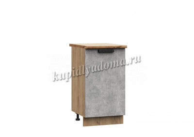 Шкаф нижний ШН 450 Кухня Пасадена (Крафт/Угольный камень)